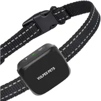 Vulpes goods Anti Bark Collar Mini Anti Bark Collar Mini - Collier d'éducation sans choc - Dispositif anti-aboiement pour petits chiens - Étanche - Rechargeable - Vibration et Audio