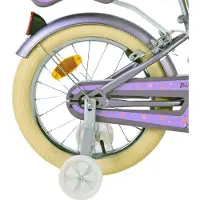 Volare Vélo enfant Blossom pour fille - 16 pouces en violet avec freins à deux mains