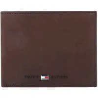 Tommy Hilfiger Porte-monnaies 'Johnson' bleu marine / chocolat / rouge / blanc