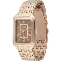 Fossil Montre à affichage analogique 'RAQUEL' marron / rosé