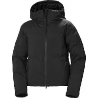 Helly Hansen - Veste de ski isolée et imperméable en Primaloft® - W Nora Short Puffy Jacket Black - Taille M - Noir