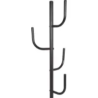 Beliani Porte-manteau en acier noir FLAGLER