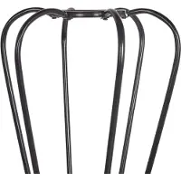 Beliani Porte-manteau en acier noir ORDWAY