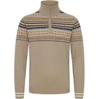 Blend Pull-over beige / bleu / marron / blanc