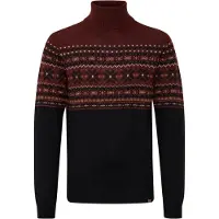 Blend Pull-over 'Tjesse' rouille / homard / noir / blanc