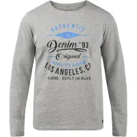Blend T-Shirt 'Dopper' bleu / gris / noir