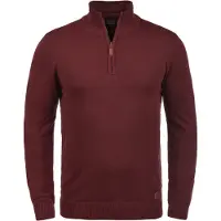 Blend Pull-over 'Robin' marron / gris argenté / bordeaux