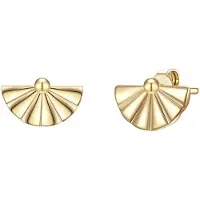Lulu & Jane Boucles d'oreilles jaune d'or