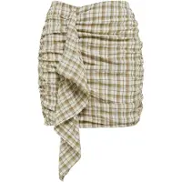 St MRLO Jupe 'GATHER' beige / marron