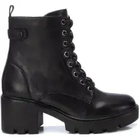 Xti pour femme. 14298301-NEGRO Bottines 142983 noir (36), 5 à 8 cm, Lacets, Fermeture éclair, Casuel