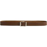 Gant pour homme. 9940157 Ceinture en cuir marron avec logo (100 cm), Casuel, Classique