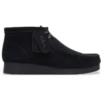 Clarks Shoes Chaussures Evo Wallabee femmes - Black Suede