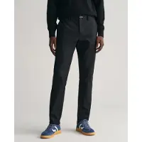 Gant pour homme. 1505220 Pantalon chino slim fit Tech Prep noir (30/32), Casuel, Coton
