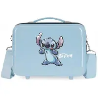 Disney unisex pour enfant. 2913921 Stitch Make a face trousse de toilette adaptable bleu (OSFA), Casuel, ABS/Polycarbonate, Marine, mode enf