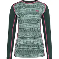 Kari Traa Mina Long Sleeve Base Layer Vert L Femme