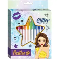 GrafiX Green Stylos gel pailletés, 12 pièces. (12x)