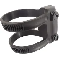 Edge Flexmount Kit de montage d'antivol à collier noir 2 pièces