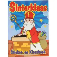 Boek Specials Nederland BV Sinterklaas-Sticker und Malbuch