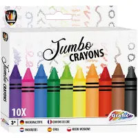 Grafix Jumbo Krijtjes Artist, 10st.