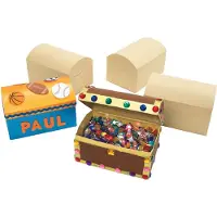 Colorations - Décorez votre propre boîte à trésors, lot de 12
