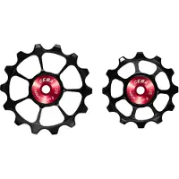 Cema Axs 12s 14t Ceramic Jockey Wheel Set Argenté 24 mm / 77 mm