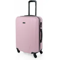 Itaca pour femme. 71160-10 Valise de voyage rigide 71160 Rose -65x44x24cm (OSFA), Casuel, ABS/Polycarbonate