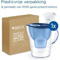 Brita Carafe filtrante Marella XL - 3,5 L - Bleue - avec 1 cartouche filtrante MAXTRA PRO Pure Performance - Emballage durable