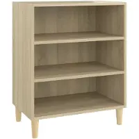 vidaXL Sideboard chêne Sonoma 57x35x70 cm Matériau dérivé du bois