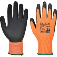 Portwest Gants anti-coupures Portwest Vis-Tex Coupure 5 PU A625 Orange 10