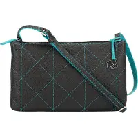 Mywalit Sac à bandoulière turquoise / noir