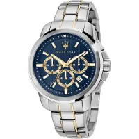 Maserati Montre à affichage analogique argent
