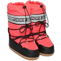 Superdry pour femme. WF210077A Bottes de neige roses (36/37), Plat, Lacets, Casuel