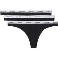Calvin Klein Underwear String noir / blanc