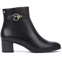 Pikolinos pour femme. W1Z-8588 Bottines en cuir Calafat noir (37), 5 à 8 cm, Fermeture éclair, Casuel