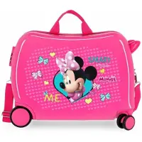 Disney pour homme/garçon. 22398E1 Valise pour cavalier Minnie Happy Helpers 2 roues multidirectionnelles -38x55x20cm (OSFA), Casuel, Rose, S