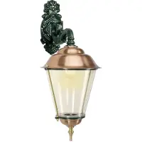 Ks Verlichting Lampe d'extérieur nostalgique Volendam 3 suspendu - vert