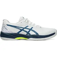 Asics pour homme. 1041A358 Trainers Gel-Game 9 Clay/oc white (46.5), Blanc, Plat, Lacets, Casuel, Sport, Multisport