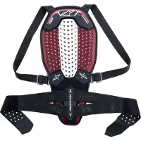 Alpinestars Protecteur dorsal Nucleon Plasma Noir/Blanc/Rouge S homme