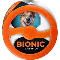 Bionic Anneau Toss-N-Tug Ø 22,7 cm, jouet pour chien
