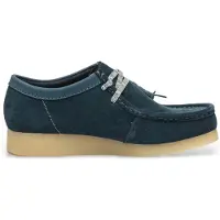 Clarks Chaussures Wallabee Evo Premium Homme Navy