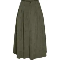 Vero Moda Jupe 'VILJA' vert / olive / vert foncé
