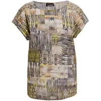 Goldner Chemisier marron / jaune