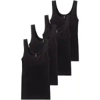 Schiesser Haut ' Cotton Essentials ' noir