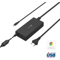 J5CREATE JUP2290C Super Chargeur USB-C 100W - UK, Noir, comprend un câble de 1,2 m