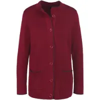 Goldner Cardigan rouge foncé