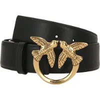 Pinko Ceinture 'LOVE BERRY' or / noir
