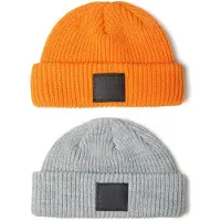 MINOTI Bonnet gris / orange