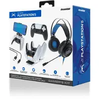 Pack accessoires gaming Just For Games dreamGEAR pour PS5 Noir et blanc