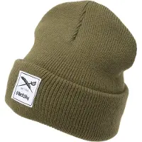Iriedaily Bonnet 'Smurpher Heavy' olive / noir / blanc
