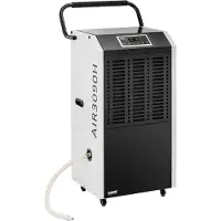 MSW Déshumidificateur - 90 Litres / 24 heures - 150 m² - 1129 m³/h - avec poignée -DEH3090H